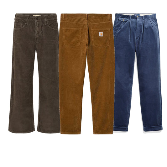 PANTALONS EN VELOURS DE MARQUE