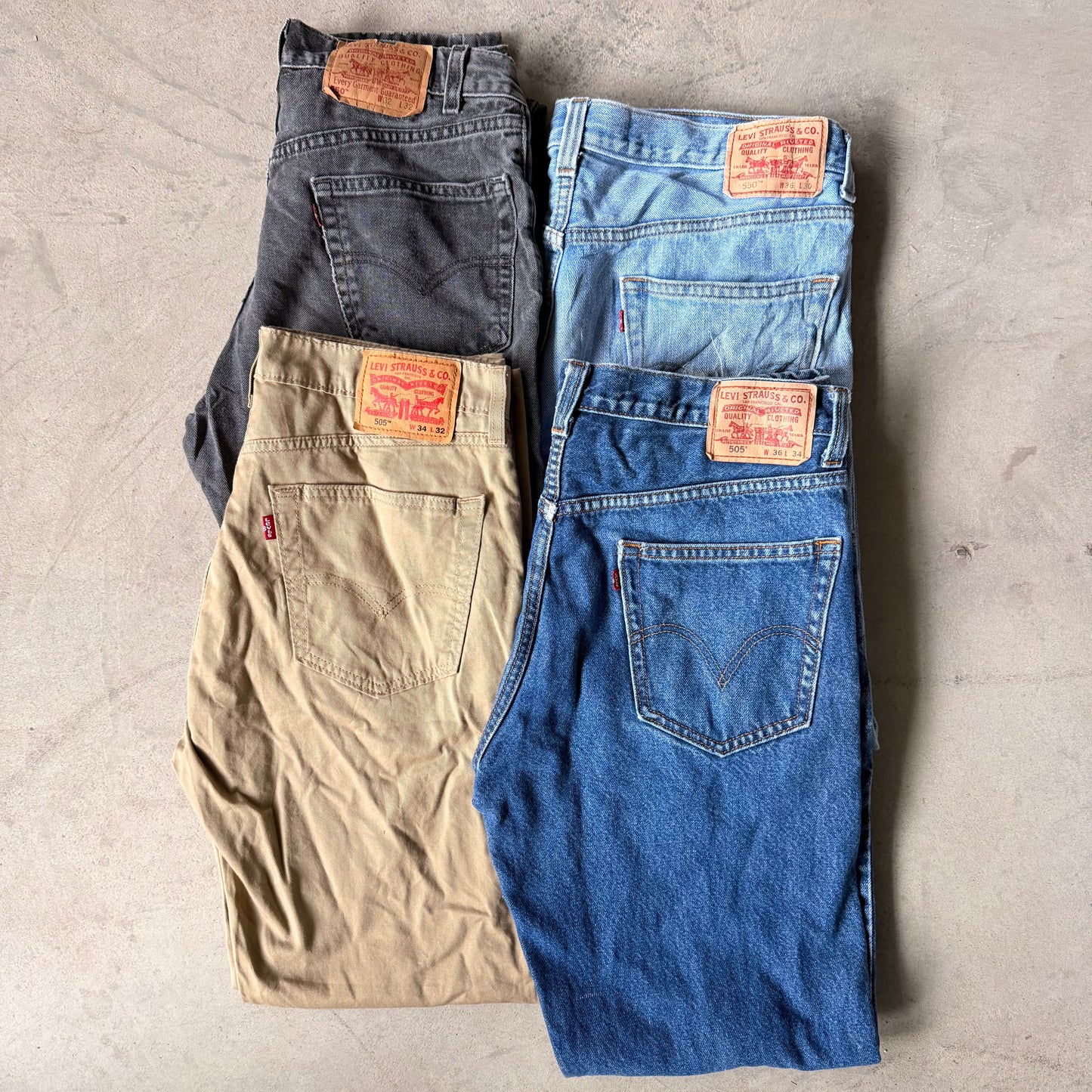 x30 JEANS LEVIS 505/550/560/517 GRADE A