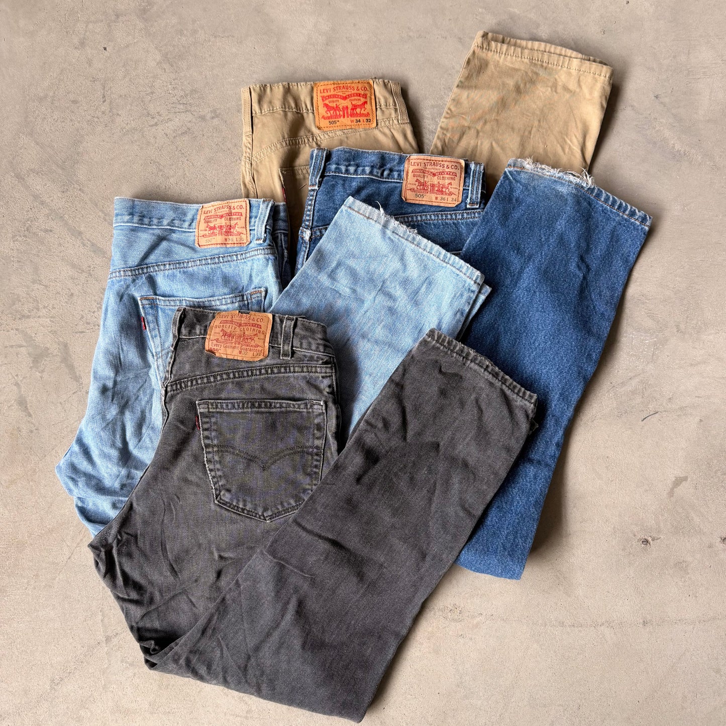 x30 JEANS LEVIS 505/550/560/517 GRADE A