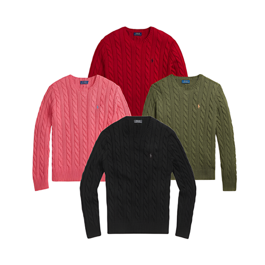 PULLS TORSADES RALPH LAUREN - GRADE B/C