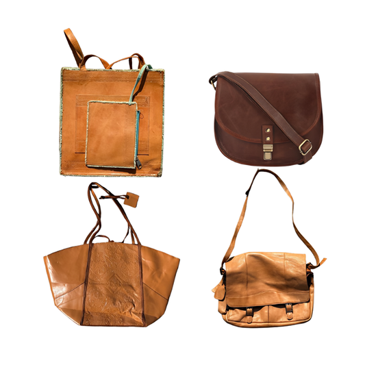 SACS EN CUIR HIPPIE