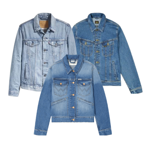VESTES EN JEAN LEVI'S-LEE-WRANGLER