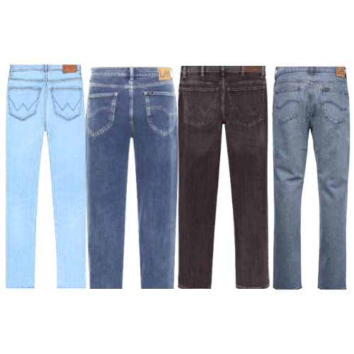 JEANS LEE/WRANGLER - GRADE B/C