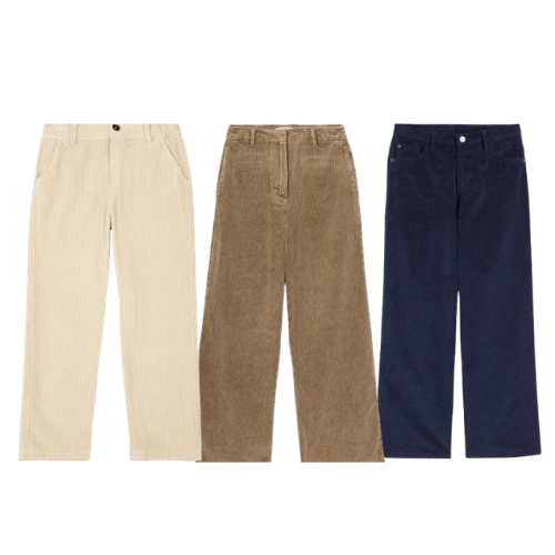 PANTALONS EN VELOUR