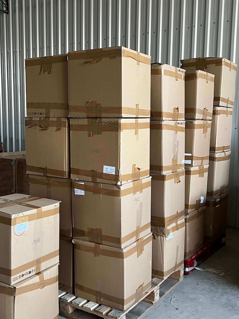 Image de cartons prêts à être envoyés