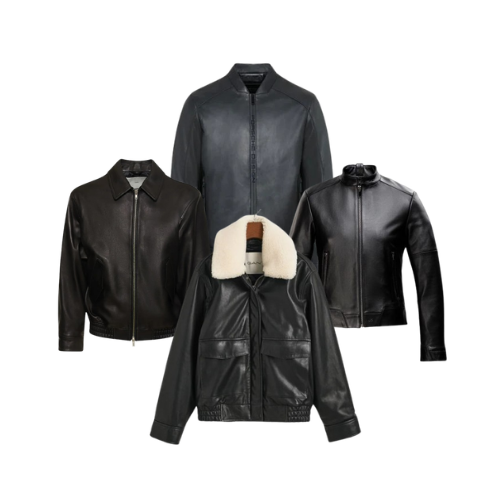 VESTES EN CUIR